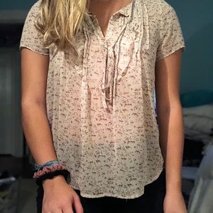 Loft short sleeve blouse